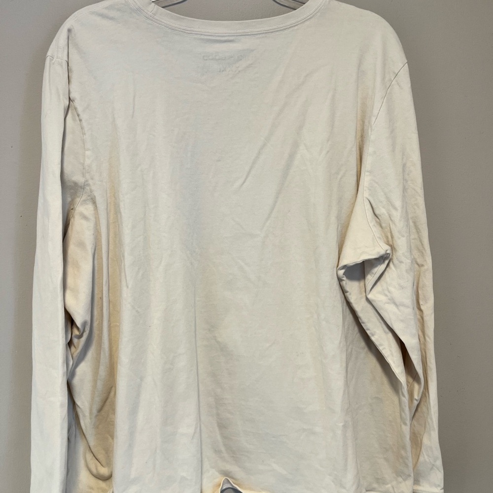 Life Is Good Sled Dog Snow Day Ivory Long Sleeve Crusher Tee 3X - Picture 3 of 6